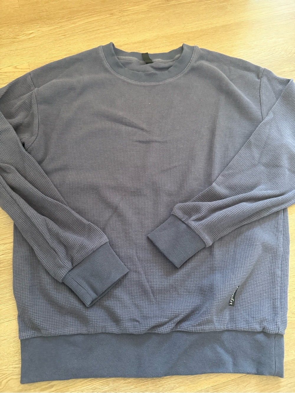 waffle crewneck